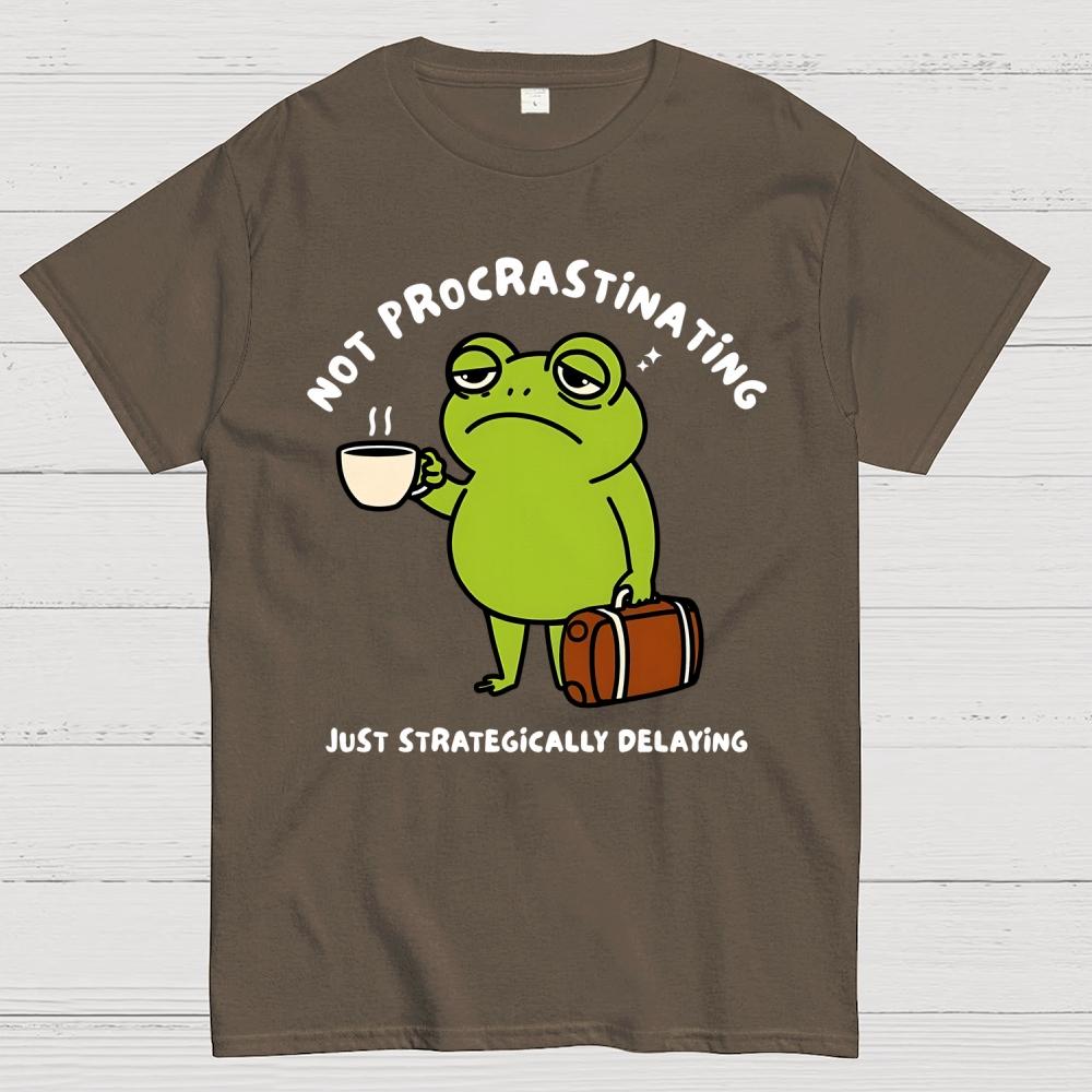 Not Procrastinating 100% Cotton Summer Casual Cool Loose T-Shirt