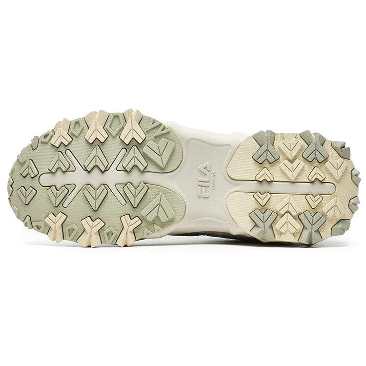 Fila Oakmont 2 Textile, Synthetic Leather, TPU Vintage Low Top Casual Shoes Men's Sandy/Pelican Color F12M242113FSP