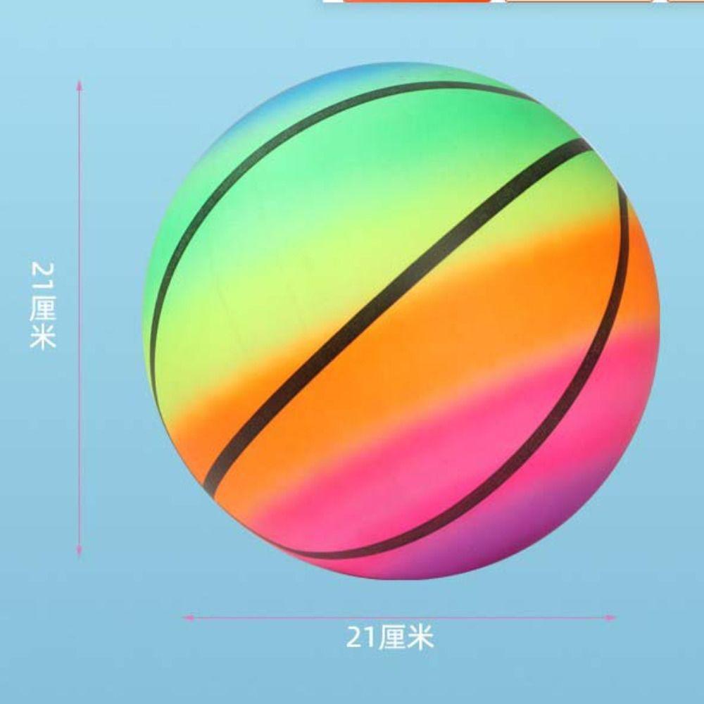 Party Supply Volleyball Rainbow Football Beach Rainbow Balls PVC Playthings Inflatable Football Toy