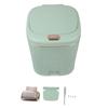 Fußpedal Metall Soft-Close Pedal Badezimmer Mülleimer für Küche Hotel Home Office 8/10/15L Mülleimer mit Deckel