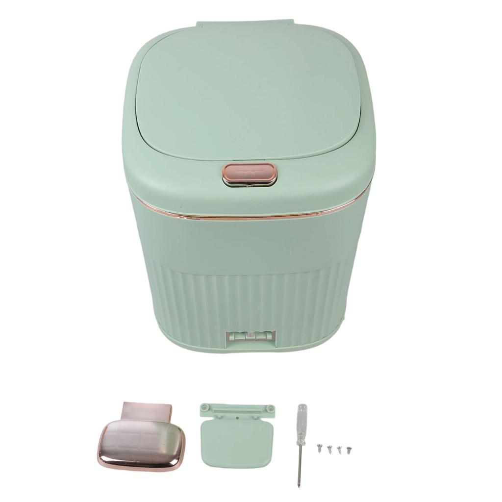 Fußpedal Metall Soft-Close Pedal Badezimmer Mülleimer für Küche Hotel Home Office 8/10/15L Mülleimer mit Deckel