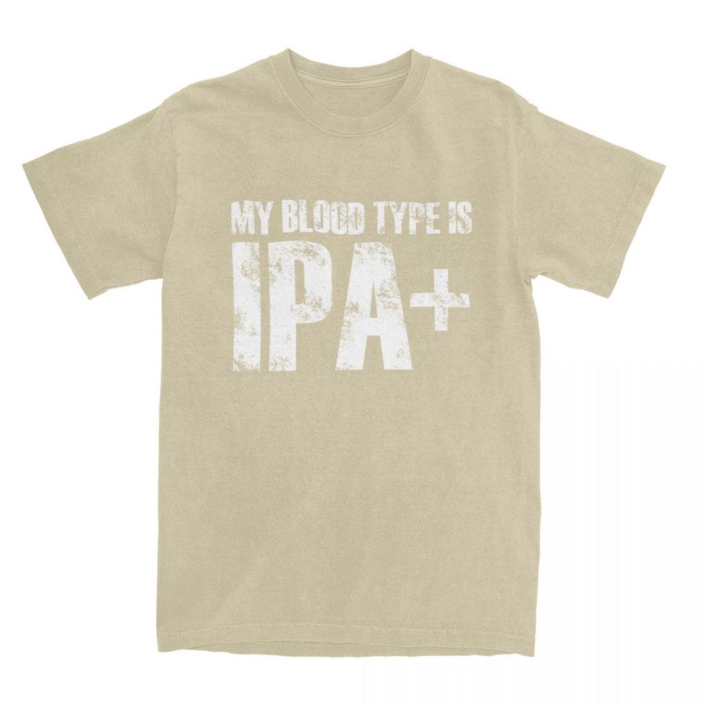 Meine Blutgruppe ist IPA Merch Shirt für Männer Frauen Craft Beer Liebhaber Vintage 100% Baumwolle Grafikdruck T-Shirts
