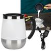 USB Charging Stainless Steel Electric Magnetic Water Cup Milk Coffee Self Stirring Mixing Mug400ml