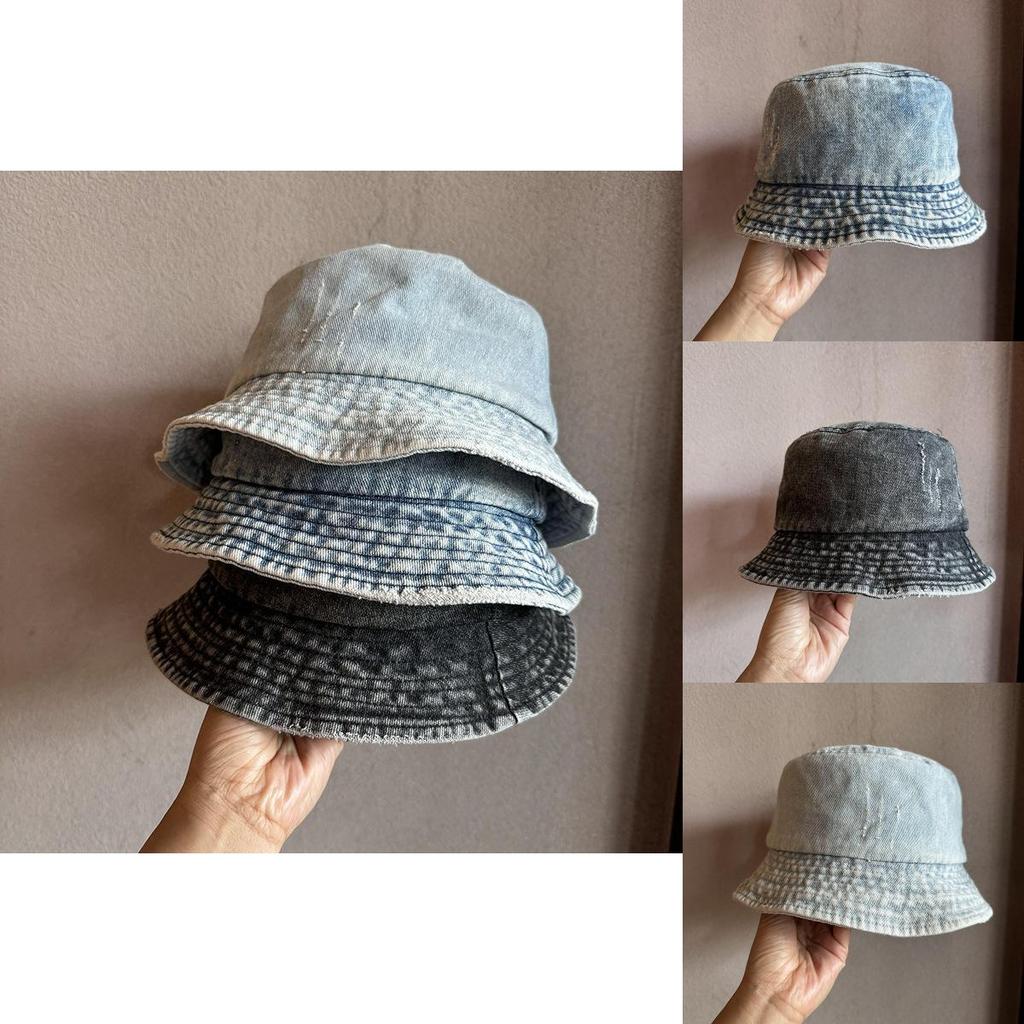 Denim Flat Top Cap With Uv Block And Ventilation For Women