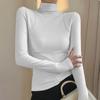 Half High Collar Bottoming Shirt for Women Long Sleeves Top