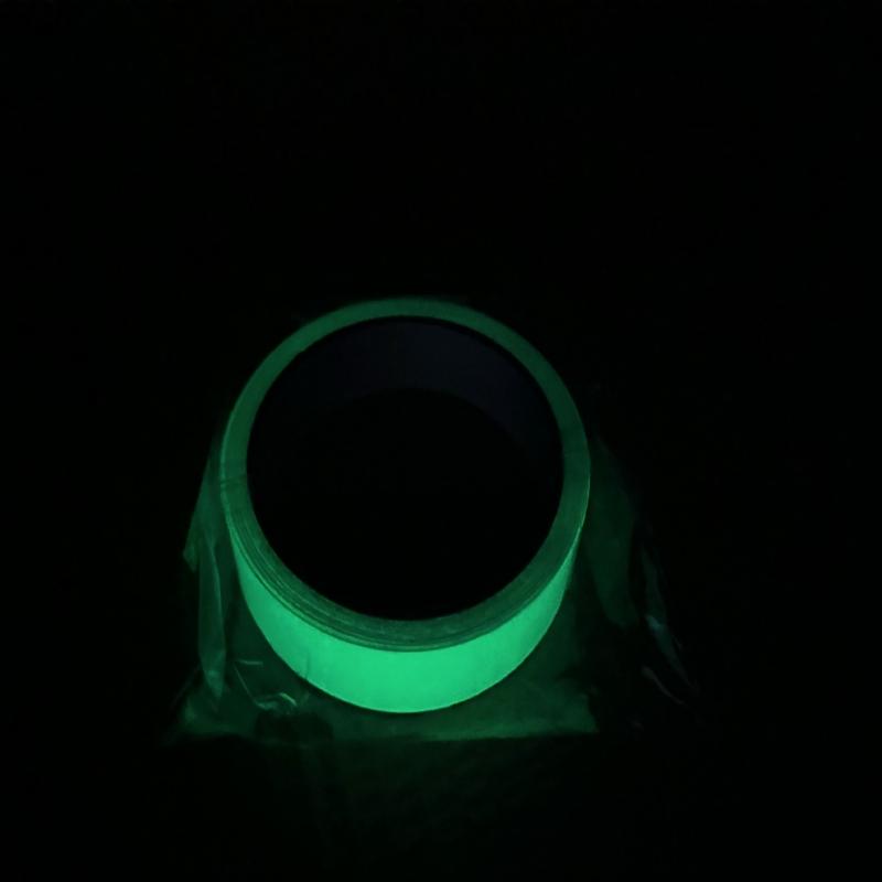 2pcs Luminous Fluorescent Night Self-adhesive Glow In The Dark Switch Sticker Tape Safety Security Room Decoration Warning Tape