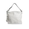A4 Compatible With Tassel Charm Tote Bag Leather White Women Used