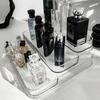 3 Tier Desktop Perfume Shelf PET Skin Care Product Storage Rack Bathroom Makeup Organizer  Home