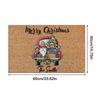 Christmas Gnome Front Door Mat Christmas Gnomes Entrance Mats Decor Non Slip Holidays Porch Decor For Kitchen Bathroom 40x60cm