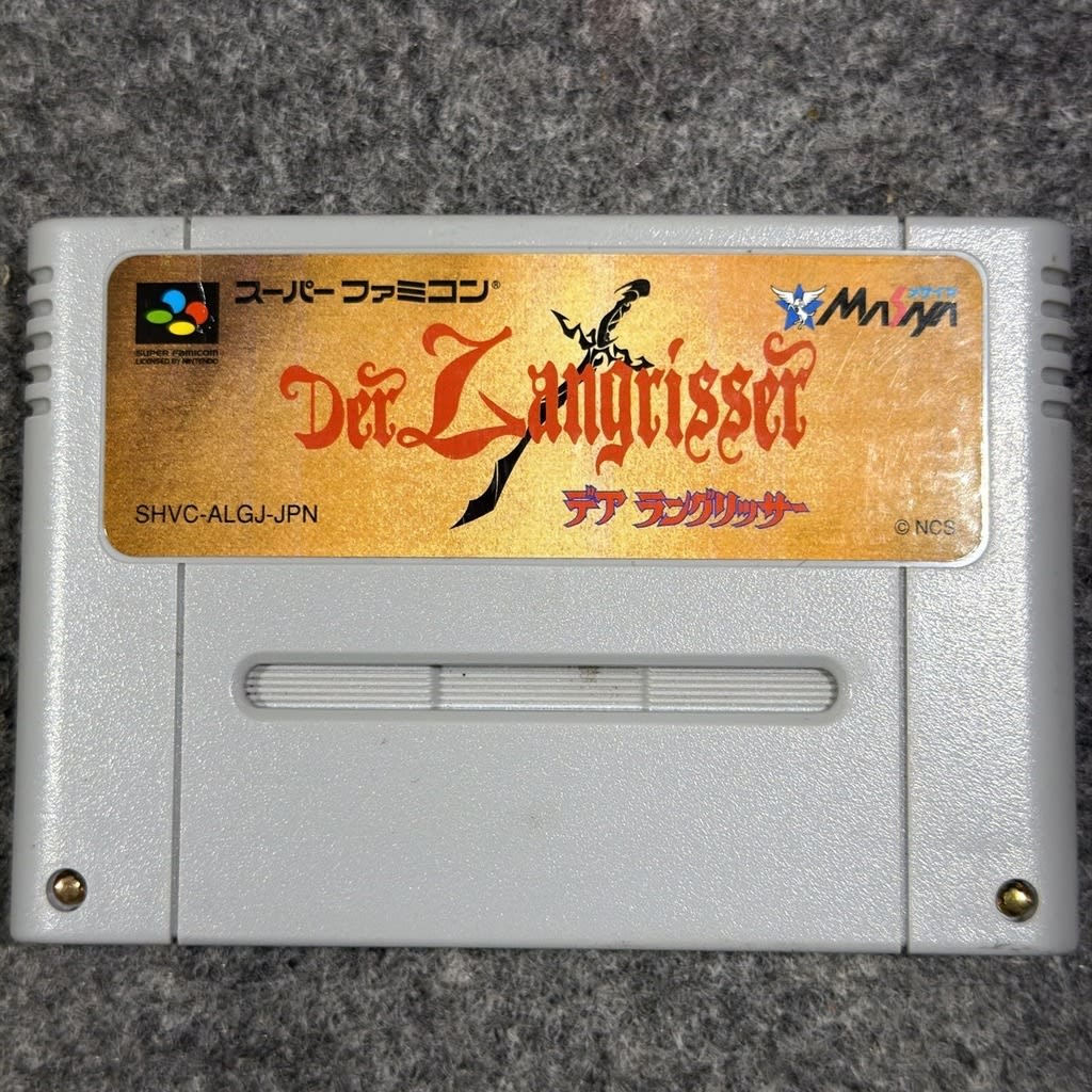 Used Der Langrisser SFC SNES Super Famicom SHVC-ALGJ Tested Working Nintendo Strategy Masiya (NCS) NTSC-J Super Nintendo Cartridge