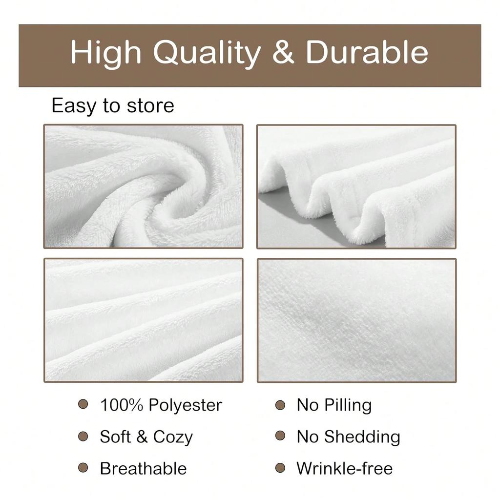 1 Stück Pastell Muschel Seestern Flanell Decke, 2D Ozean Druck Überwurf, Ganzjahres Weiche Fleece Decke für Schlafzimmer, Wohnzimmer, Cam