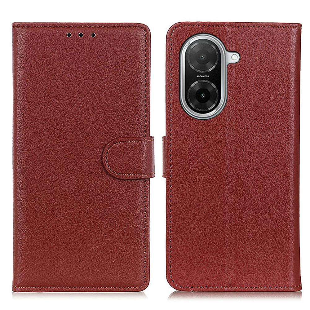 For Xiaomi Redmi A5 NFC (EU) (173.45*79.35*8.45mm) Wallet Case PU Leather Phone Cover Litchi Texture