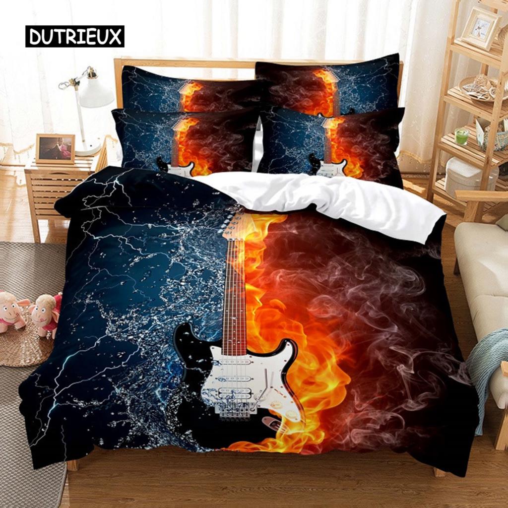 Comfortable Stylish Pattern Duvet Cover Set With Duvet Cover And Pillowcases King Queen Twin Sizes For All Ages