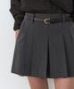 MUSINSA STANDARD WOMAN Women'S Mini Skirt Slacks [Medium Gray]
