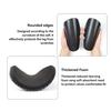 Gobygo 1Pair Mini Carbon Patterned Soccer Leg Supports Thickened Foam Protective Kids Soccer Leg Safety Adult Soccer Shin Pads