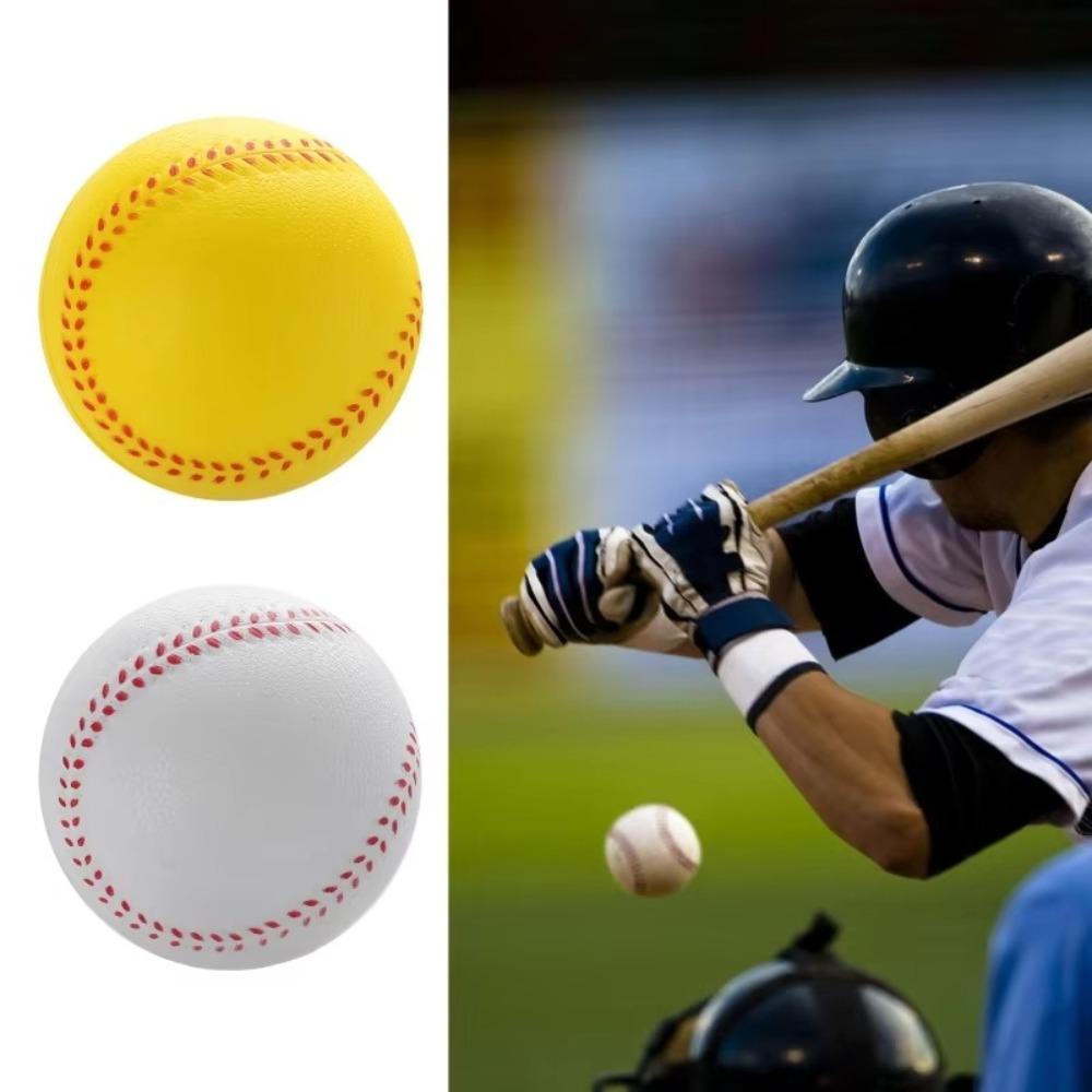 PU Training Balls Elastic Softball Durable Soft Baseball  Kid