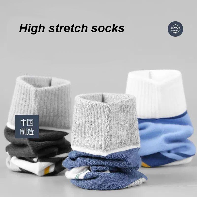 Lot de 6 paires de chaussettes de sport respirantes pour homme, confortables, absorbantes, déodorantes, de haute qualité