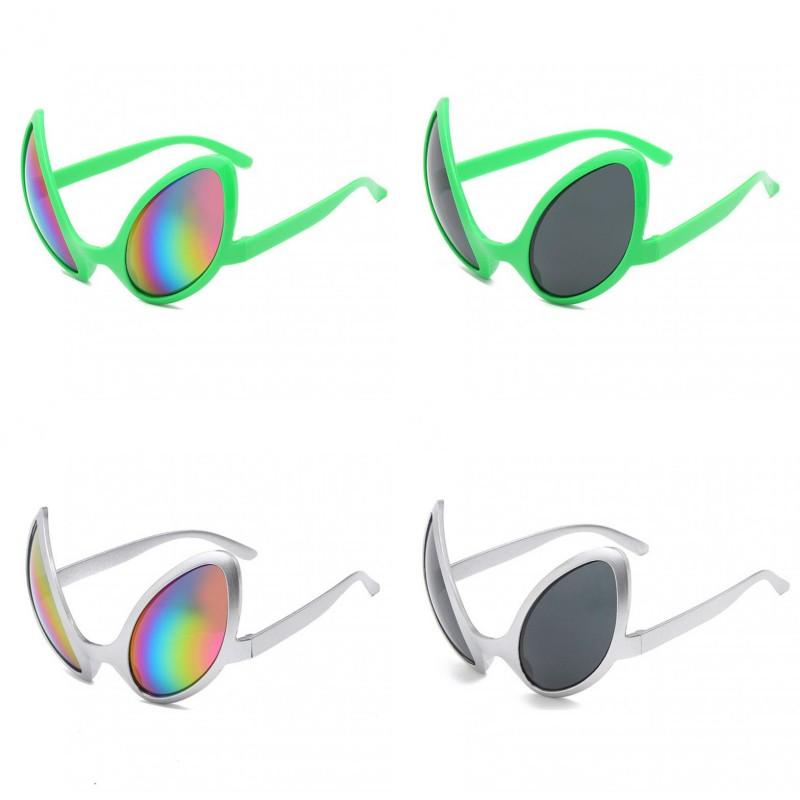 New Alien Glasses Funny Holiday Party Sunglasses Halloween Adults Kid Party Supplies Rainbow Lenses ET Sun Glasses Shades