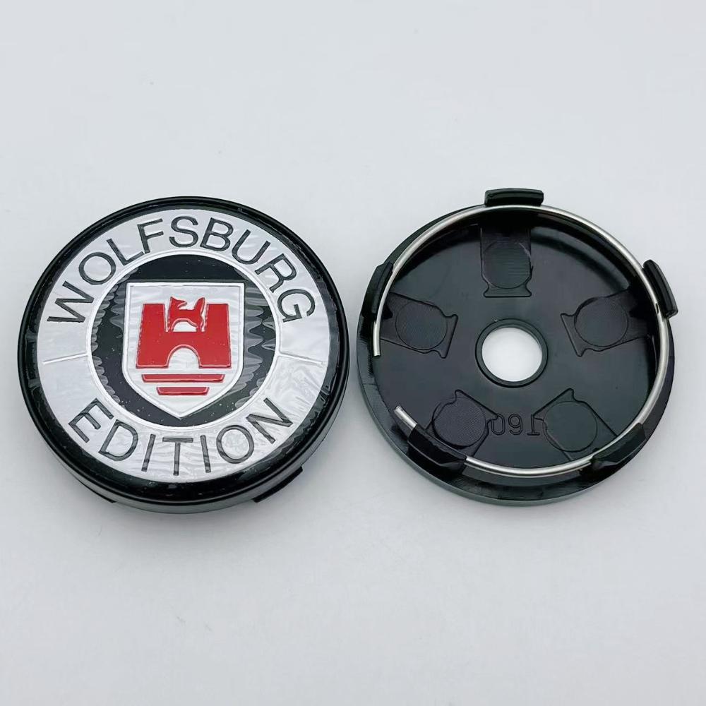 4Pcs 60mm ( 56mm I.D ) Black/Silver Car Wheel Center Caps With Logo Emblem Badge Wheel Hubcaps Auto Rim Cover Car Accessories