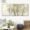 Abstract Watercolor Yellowing Forest Trees Poster and Prints Wall Art Canvas Painting Nordic Pictures for Modern Home Decoration