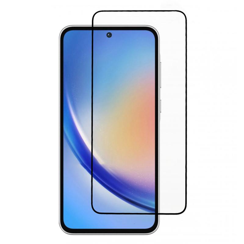 For Samsung Galaxy A35 5G Tempered Glass Film Silk Printing Complete Covering Screen Protector