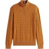 Comfortable Versatile Fashion Cable Knit Turtleneck Sweater Men Sweater XM05669-S0H