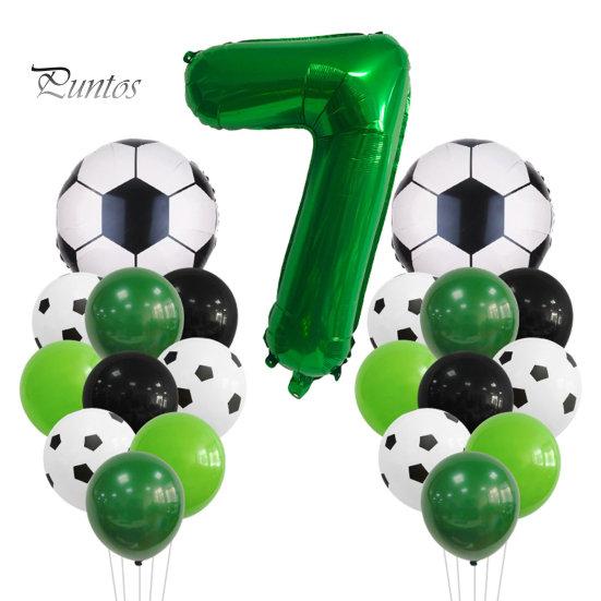 

1 набір набору повітряних куль Футбольні номери Форма Герметичні контрастні кольори Спортивні вболівальники Прикраса для святкування дня народження дитини Арка повітряна куля Фото 7