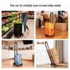 Carrello Pieghevole Compatto a Quattro Ruote: Timone portatile e resistente all'usura per shopping, bancarelle e trasporto bagagli