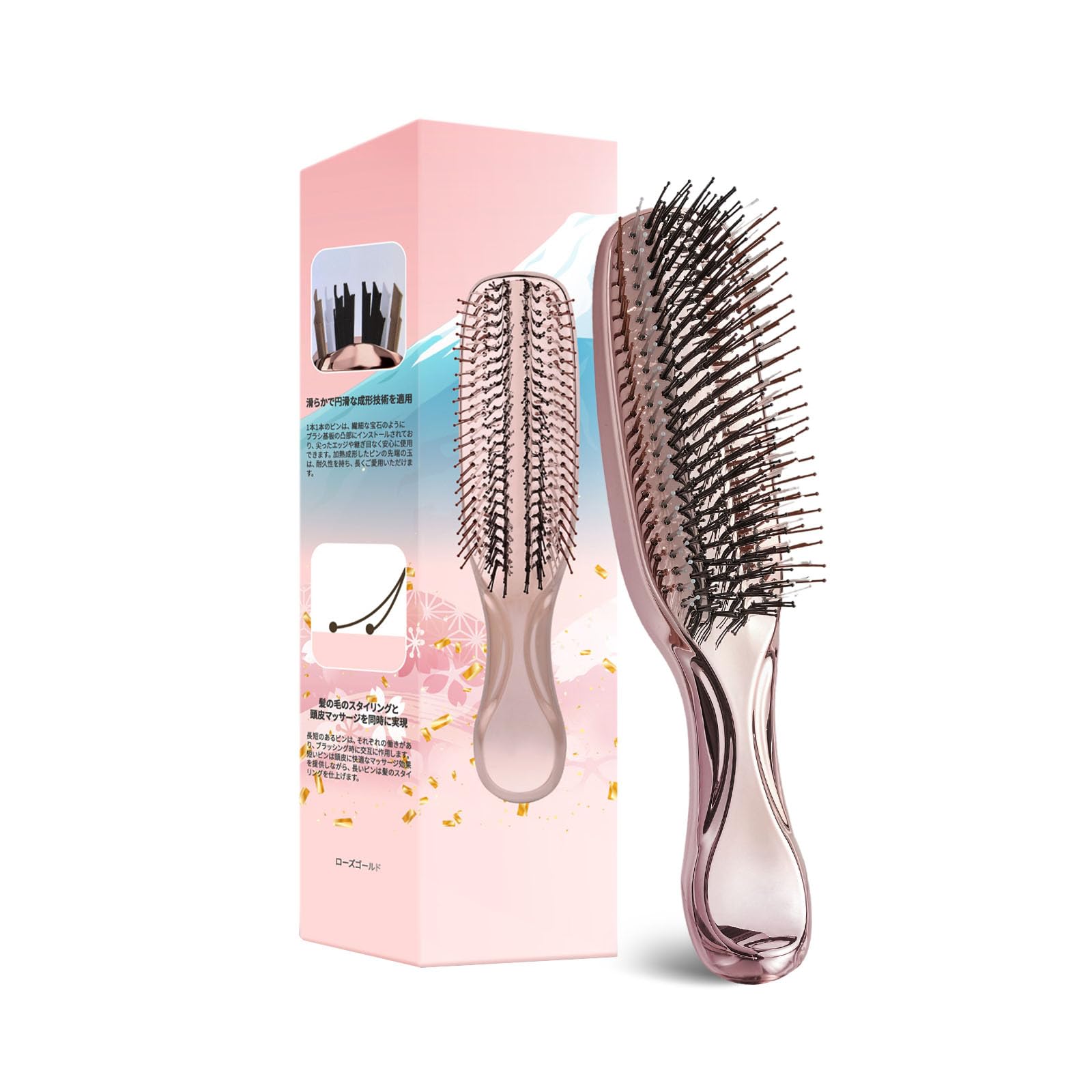 

HomieAid Scalp Care Smooth Shampoo Adds Prevents Hair Birthday Popular for Women Brush Hair, Brush, Tangle-Free, Anti-Static, Soft, Wet/Dry Comb,