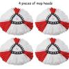 Suitable For Vileda And Ocedar Spin Mop Heads Triangular Cleaning Cloth Pad Brush Head Replacement Accessories