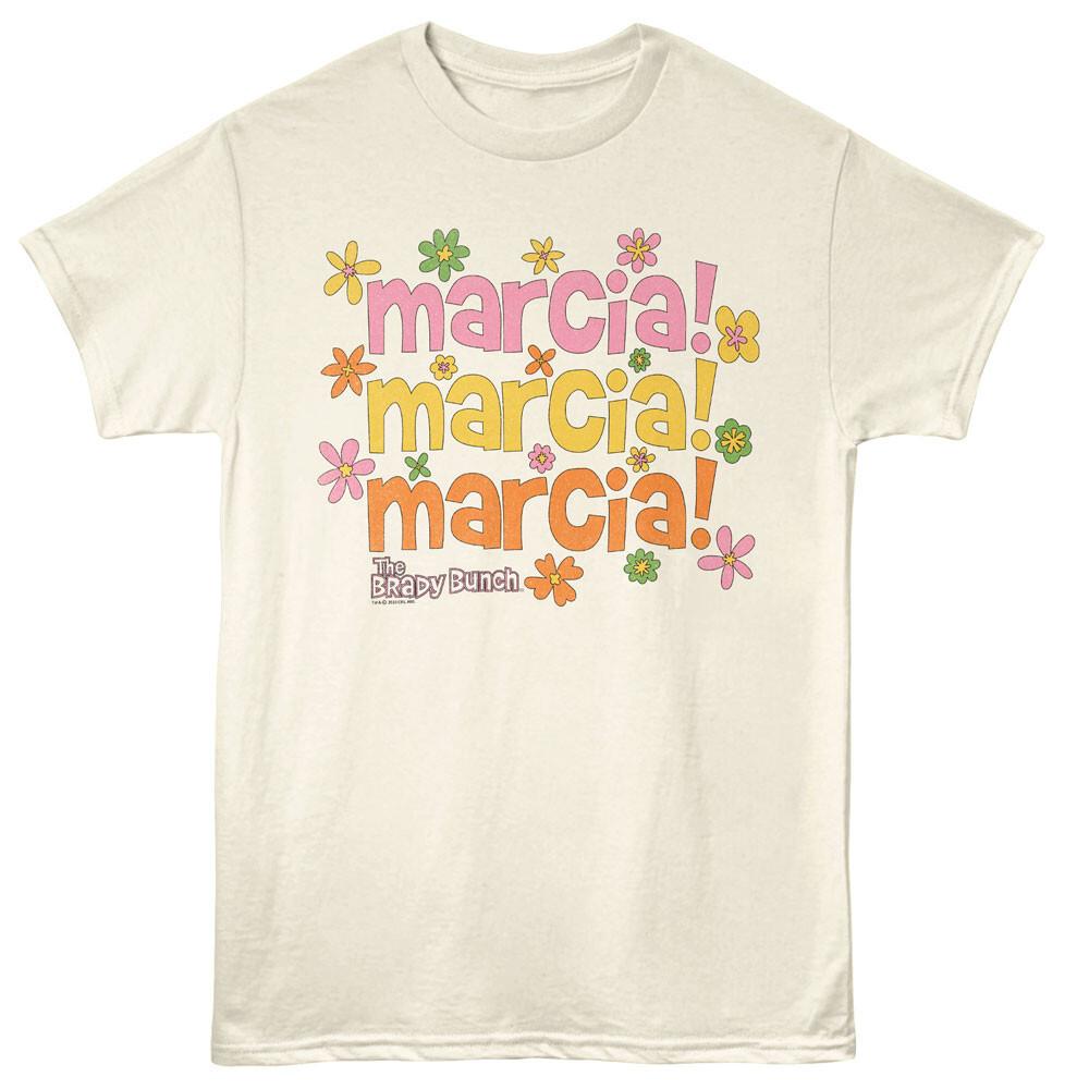 The Brady Bunch TV Show Marcia Marcia Marcia Repeat Flowers Men s T Shirt Unisex T-Shirt S