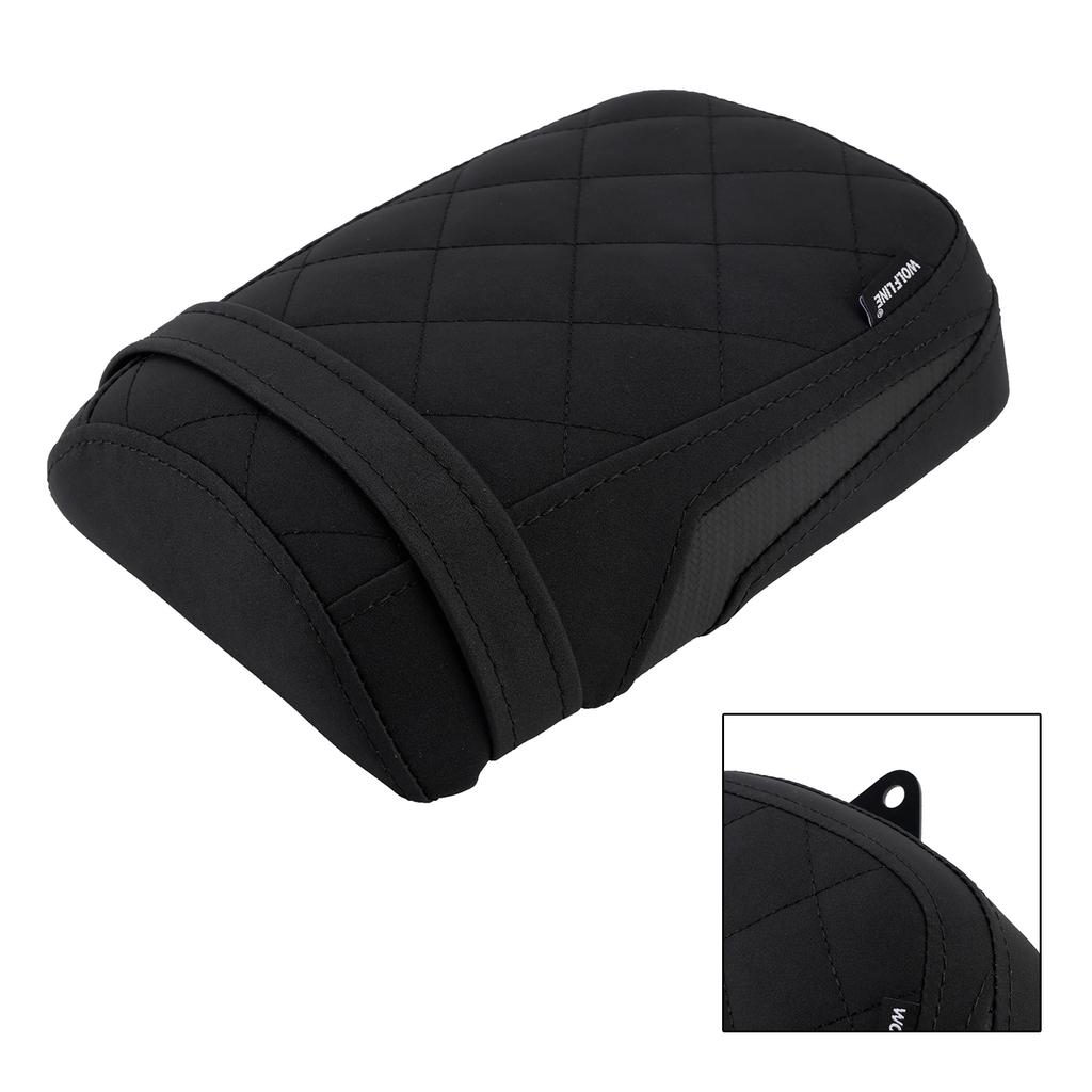 Rear Seat Passenger Cushion Flat Pu Fit Black For Kawasaki Eliminator 500 24-25
