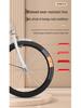 20-inch Folding Student Bicycle, Single/Variable-Speed, Portable Pedal Bike for Middle School Students