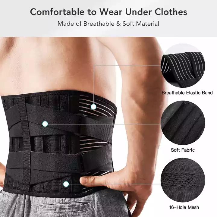 Orthopedic Therapy Straightening Spine Alignment Pain Relief Lumbar Support Belt Waist Brace Metal Back Brace