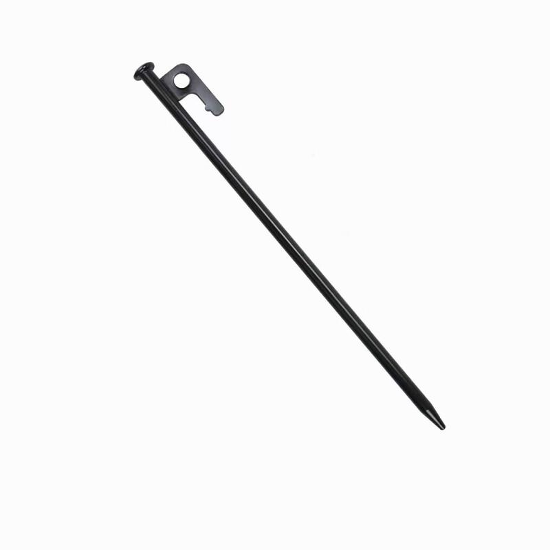 OEING Heavy-Duty Black Steel Tent Stakes