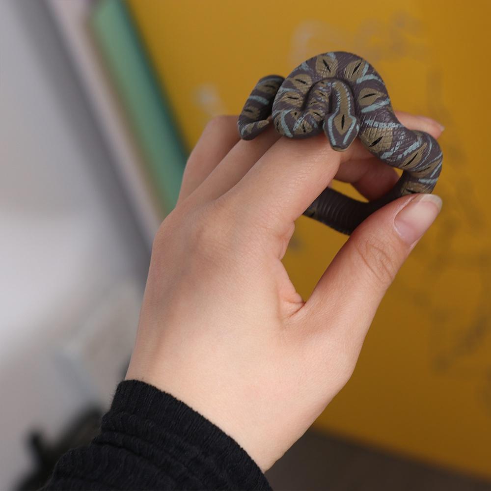 Snake Animal Model Python Snake Tricky Toys Snake Bracelet Simulation Animal Model Animal Bangles