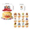 Anpanman Birthday Party Decorations Kit, Thanksgiving Theme Banner, Cake Toppers, Balloon Set for Kids