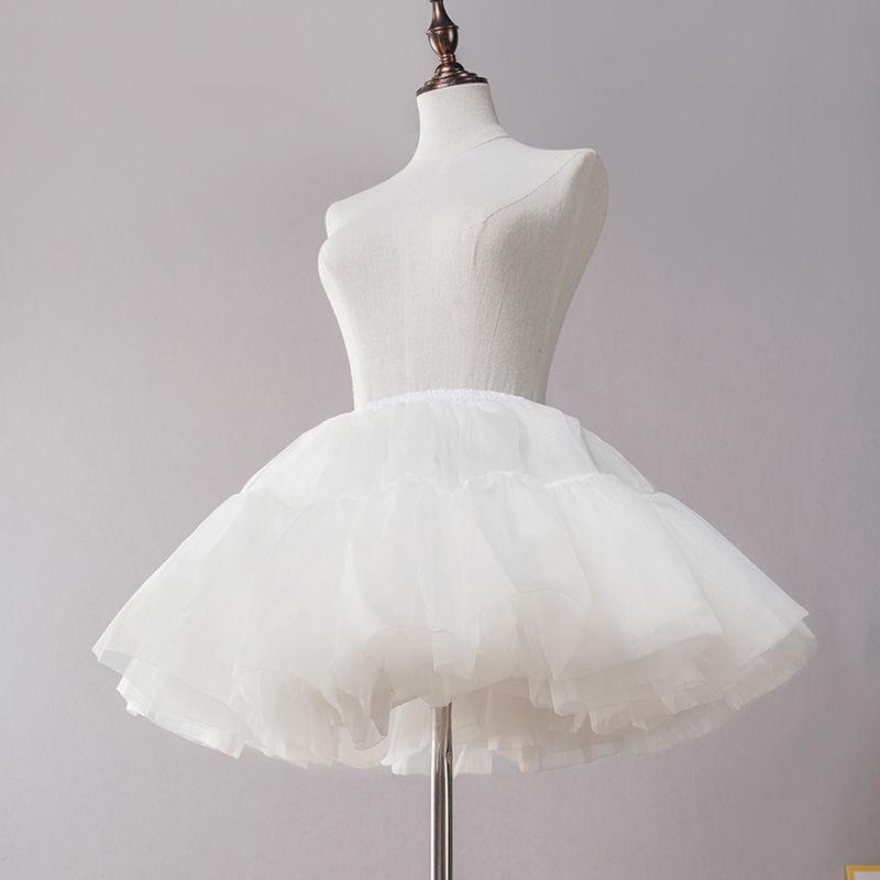 Everyday Lolita Soft Tulle Mini Petticoat – 35CM Boneless Support for Cosplay