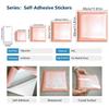 10Pcs Luxury Pink Warm Wall Stickers Imitation Brick Bedroom Decoration Waterproof Self Adhesive Tile Wallpaper Kitchen Cupboard Decor