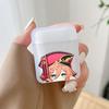 Cute Cartoon Anime Genshin Impact Case for Apple Airpods Pro 2 1 3 4 th Cases Zhongli Hutao Xiao Soft Cover Earphone Accessories