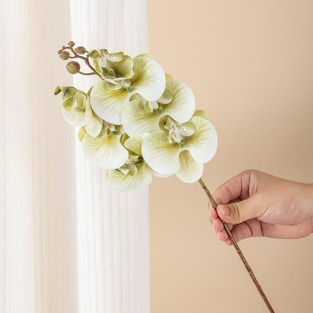 Silk Artificial Flower moth orchid Home Room Vase Table Decor Wedding Bridal Bouquet Outdoor Garden Wreath Party Diy Gift Props