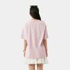 Li Ning Sports Lifestyle Series Letter Round Neck Comfortable Breathable Versatile Short Sleeve T-Shirt Women Tops Light-Pink AHSV258-2