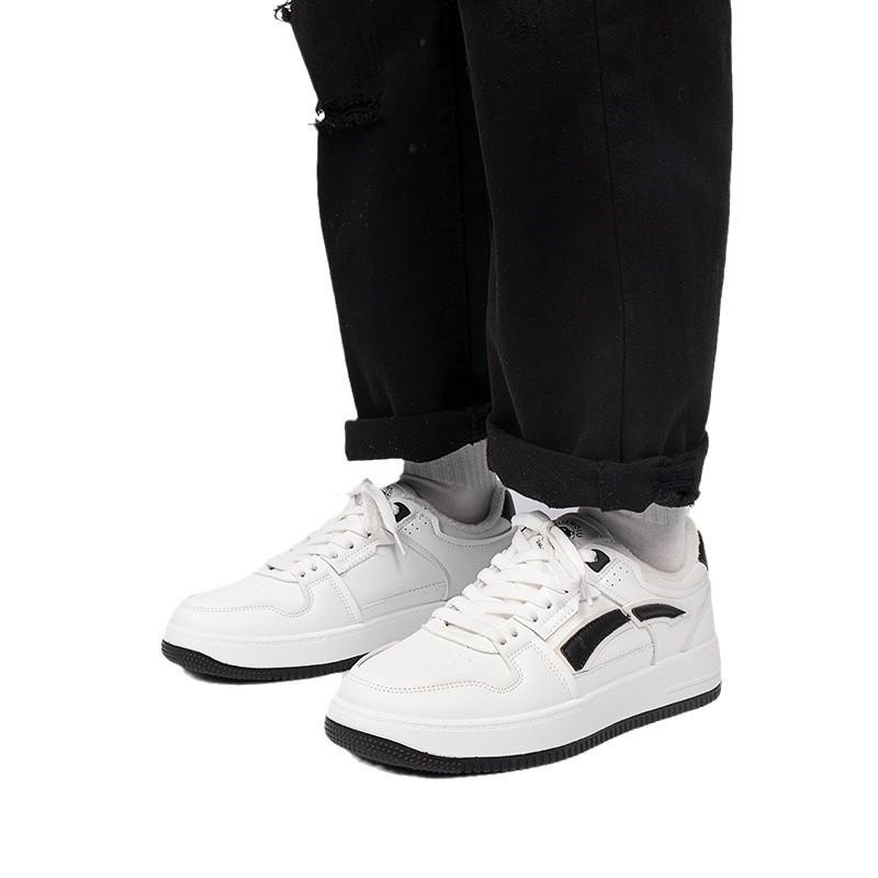 Global Velvet Warm Trend Board Shoes Men's ZHQHY113-1 Winter Cold-proof Thickened White Shoes Casual Sports Shoes