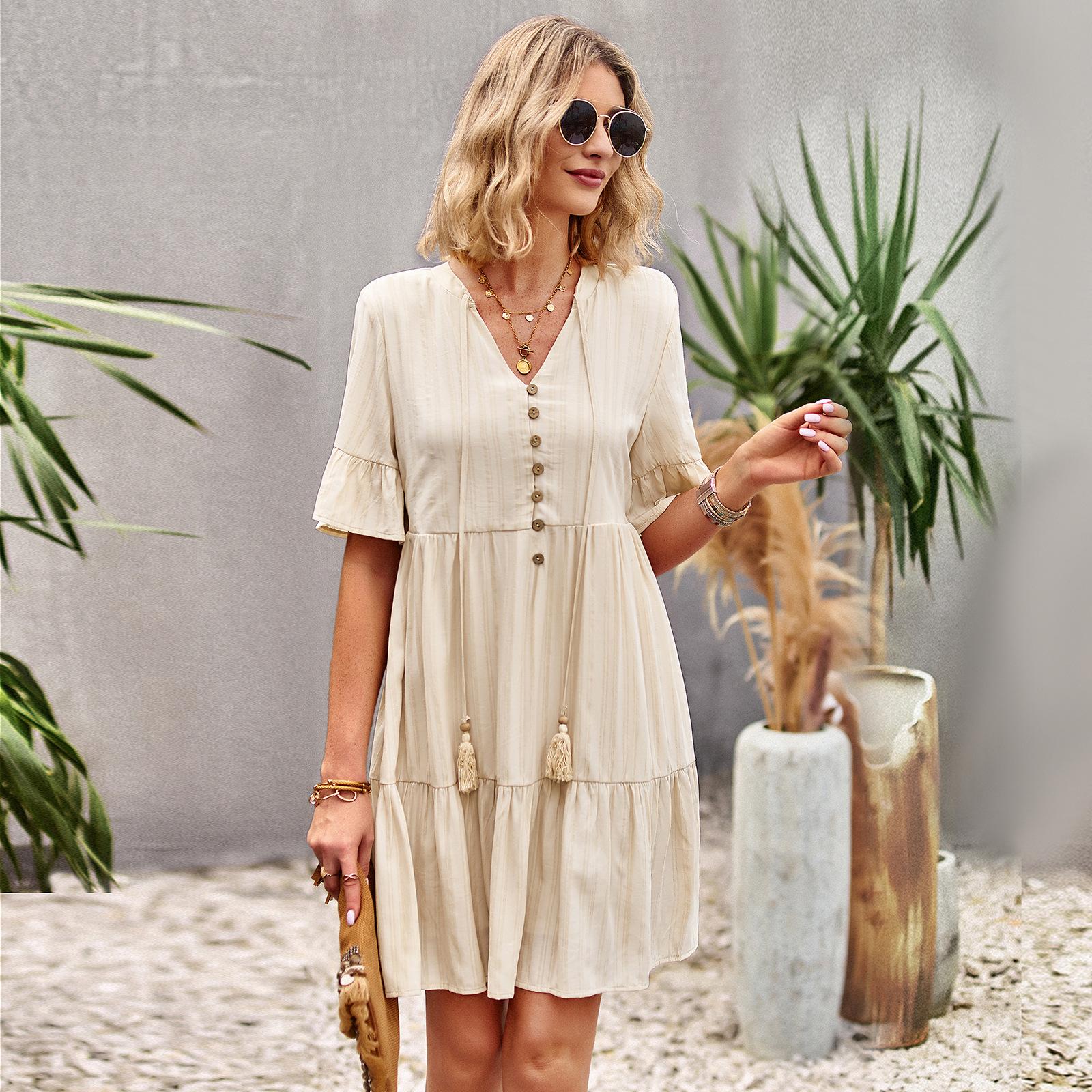 

DX~~ Дизайнерские женские туфли;однотонное модное платье, элегантная юбка весной и летом XL