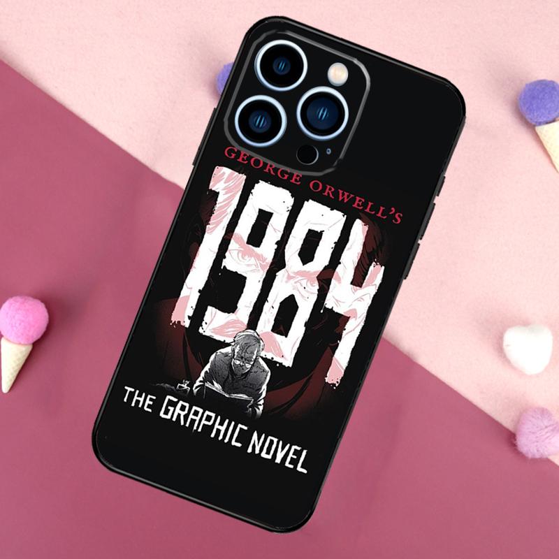 1984 George Orwell Case For iPhone 16 15 Pro Max 11 12 13 Mini 14 15 Pro Max 16 Plus XR 16e Phone Back Cover