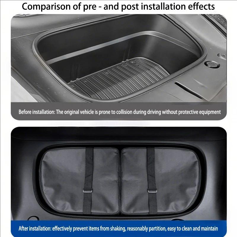 For Tesla Model 3 Highland 2024 Model Y Juniper 2025-2020 Frunk Cooler Organizer Insulation Bag Front Trunk Storage Outdoor Trip