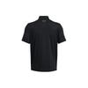 Under Armour Solid Logo Breathable Casual Short Sleeve Polo Shirt Men tops Black 1383714-001