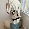 Stylish Vintage Shell Bag For Women In Black Beige Brown And Khaki Perfect For Casual Daily Use