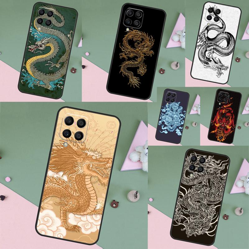 Chinese Dragon Case For Samsung Galaxy M14 M34 M54 M56 M16 M36 M13 M15 M35 M55 M11 M31 M53 M51 M12 M32 M52
