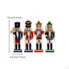 4 Pieces Nutcracker Ornaments with Hanging Loops Cute Guardian Eye-Catching